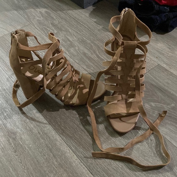 Sam Edelman Strappy Heels - Picture 1 of 6